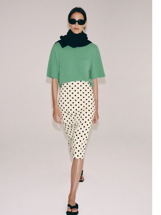 Zara Dresses & Skirts - ZARA POLKA DOT PENCIL SKIRT ZW COLLECTION